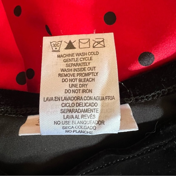 Bonnie Jean Christmas Holiday Dress Red Black Drop Waist Girls Dress Size 5 - Picture 5 of 6